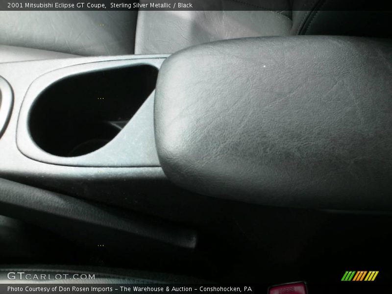 Sterling Silver Metallic / Black 2001 Mitsubishi Eclipse GT Coupe