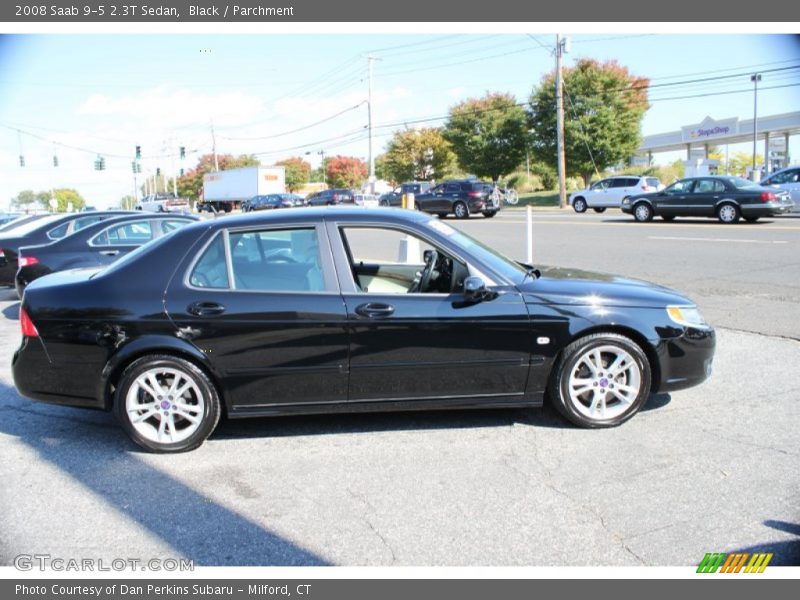 Black / Parchment 2008 Saab 9-5 2.3T Sedan