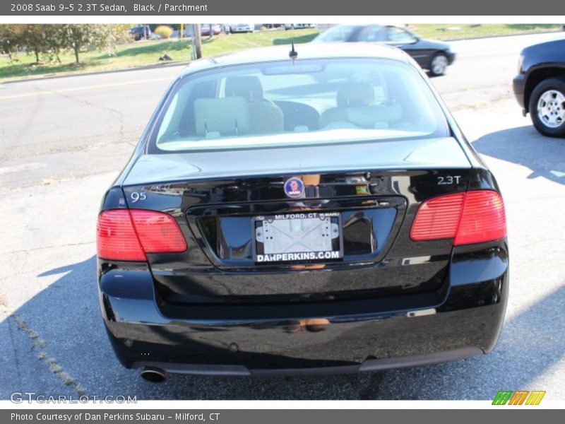 Black / Parchment 2008 Saab 9-5 2.3T Sedan