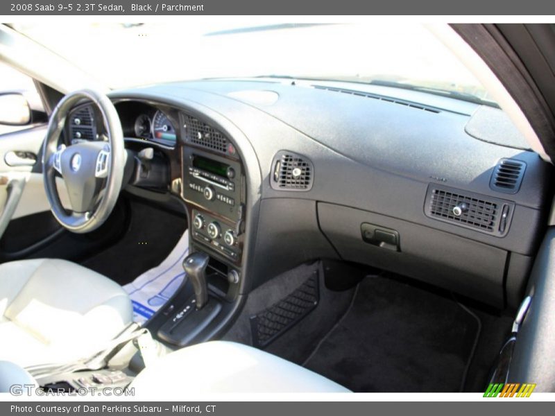 Black / Parchment 2008 Saab 9-5 2.3T Sedan
