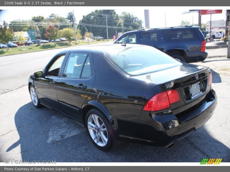 Black / Parchment 2008 Saab 9-5 2.3T Sedan
