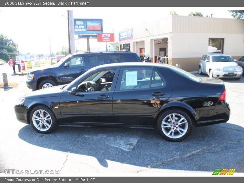 Black / Parchment 2008 Saab 9-5 2.3T Sedan