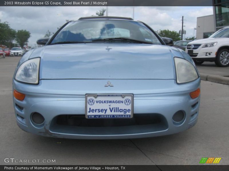 Steel Blue Pearl / Midnight 2003 Mitsubishi Eclipse GS Coupe