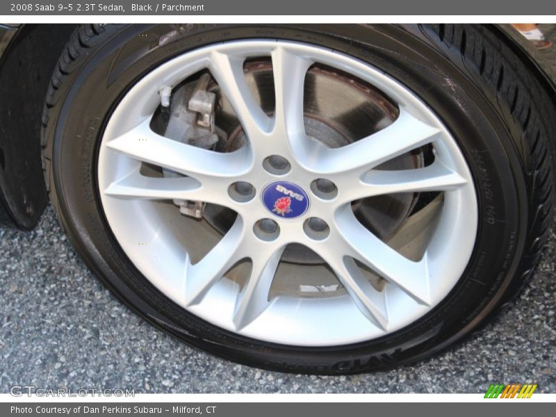 Black / Parchment 2008 Saab 9-5 2.3T Sedan