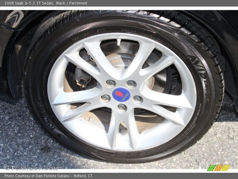 Black / Parchment 2008 Saab 9-5 2.3T Sedan