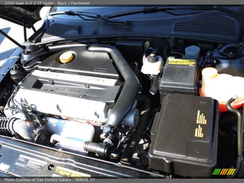 Black / Parchment 2008 Saab 9-5 2.3T Sedan
