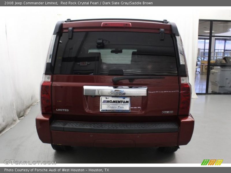 Red Rock Crystal Pearl / Dark Slate Gray/Saddle Brown 2008 Jeep Commander Limited