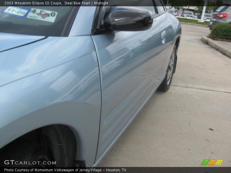 Steel Blue Pearl / Midnight 2003 Mitsubishi Eclipse GS Coupe