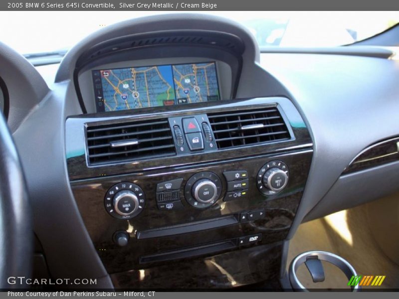 Controls of 2005 6 Series 645i Convertible