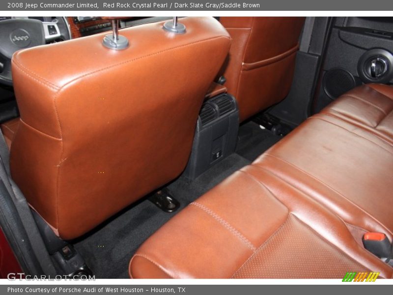 Red Rock Crystal Pearl / Dark Slate Gray/Saddle Brown 2008 Jeep Commander Limited