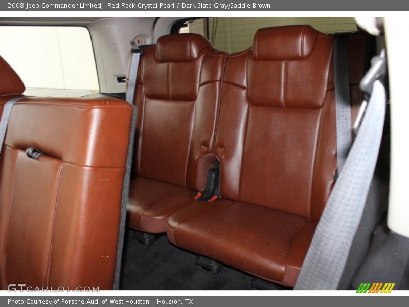Red Rock Crystal Pearl / Dark Slate Gray/Saddle Brown 2008 Jeep Commander Limited