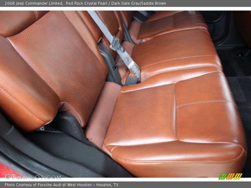 Red Rock Crystal Pearl / Dark Slate Gray/Saddle Brown 2008 Jeep Commander Limited