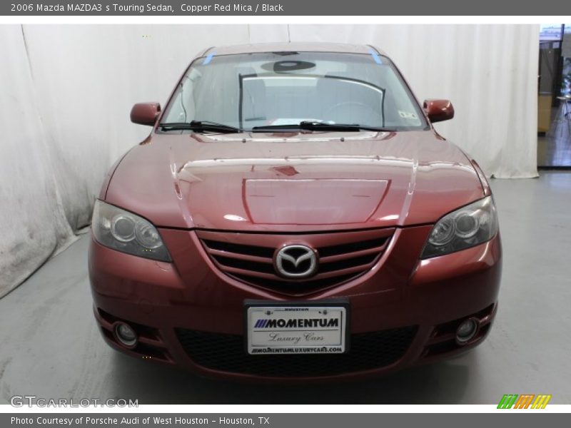 Copper Red Mica / Black 2006 Mazda MAZDA3 s Touring Sedan