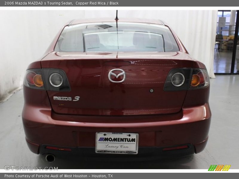 Copper Red Mica / Black 2006 Mazda MAZDA3 s Touring Sedan