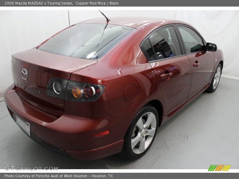 Copper Red Mica / Black 2006 Mazda MAZDA3 s Touring Sedan