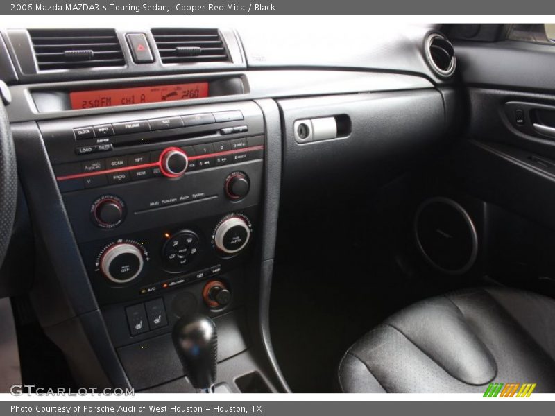 Copper Red Mica / Black 2006 Mazda MAZDA3 s Touring Sedan