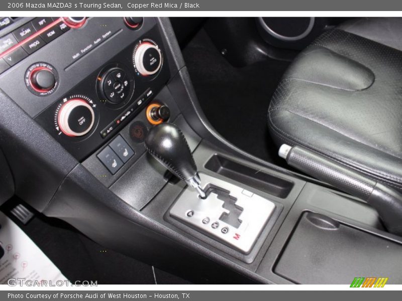 Copper Red Mica / Black 2006 Mazda MAZDA3 s Touring Sedan
