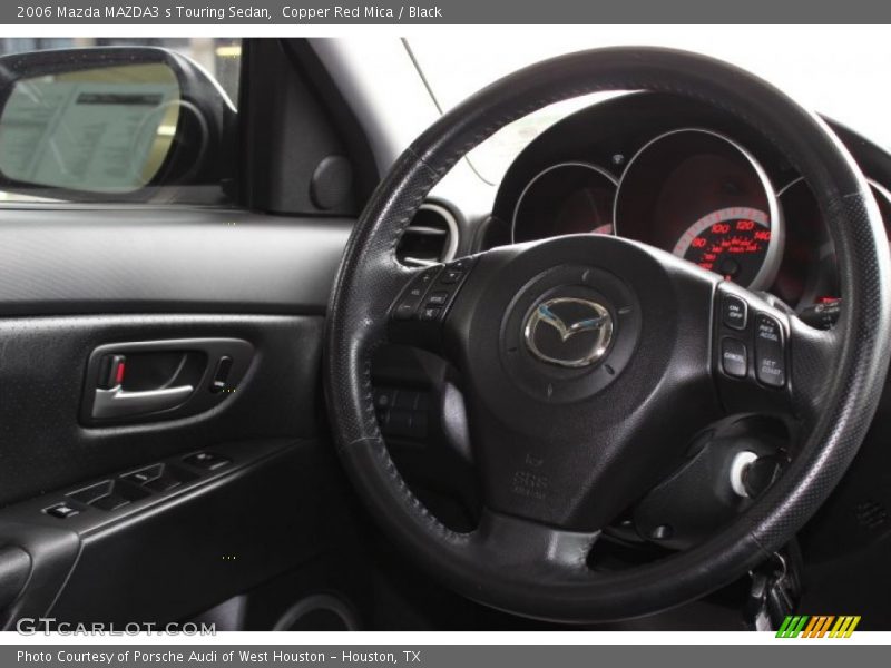 Copper Red Mica / Black 2006 Mazda MAZDA3 s Touring Sedan