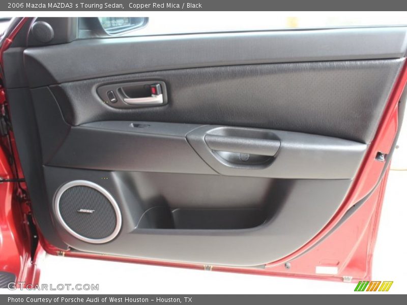 Copper Red Mica / Black 2006 Mazda MAZDA3 s Touring Sedan