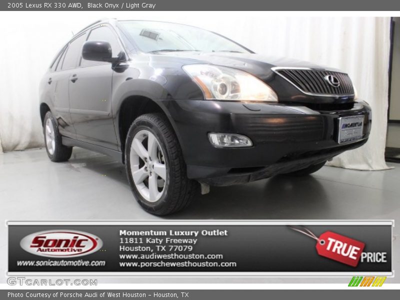 Black Onyx / Light Gray 2005 Lexus RX 330 AWD