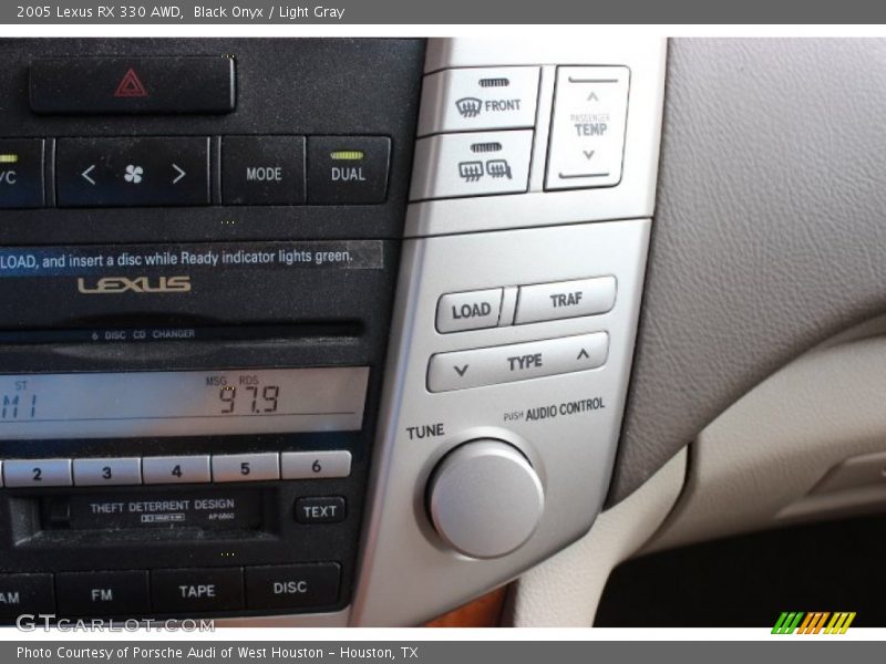 Black Onyx / Light Gray 2005 Lexus RX 330 AWD