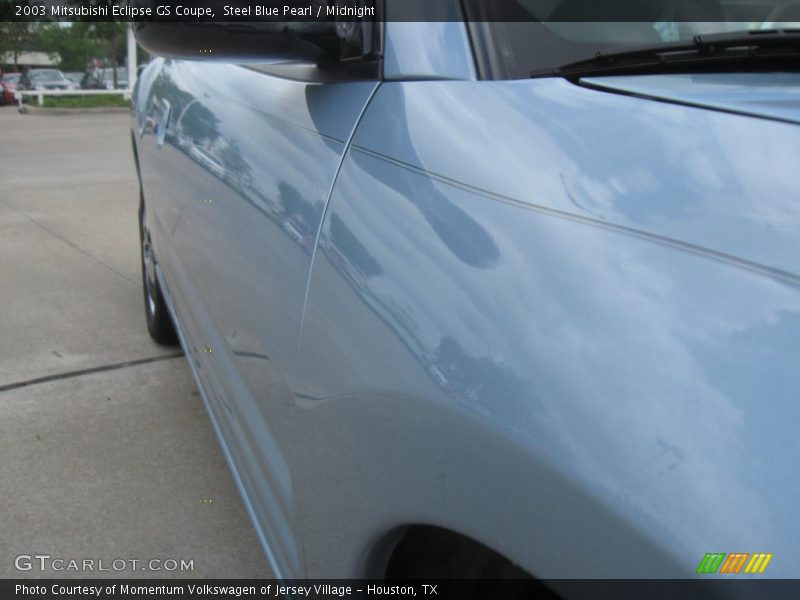 Steel Blue Pearl / Midnight 2003 Mitsubishi Eclipse GS Coupe