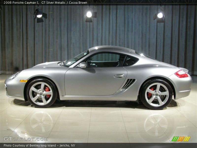 GT Silver Metallic / Cocoa Brown 2008 Porsche Cayman S