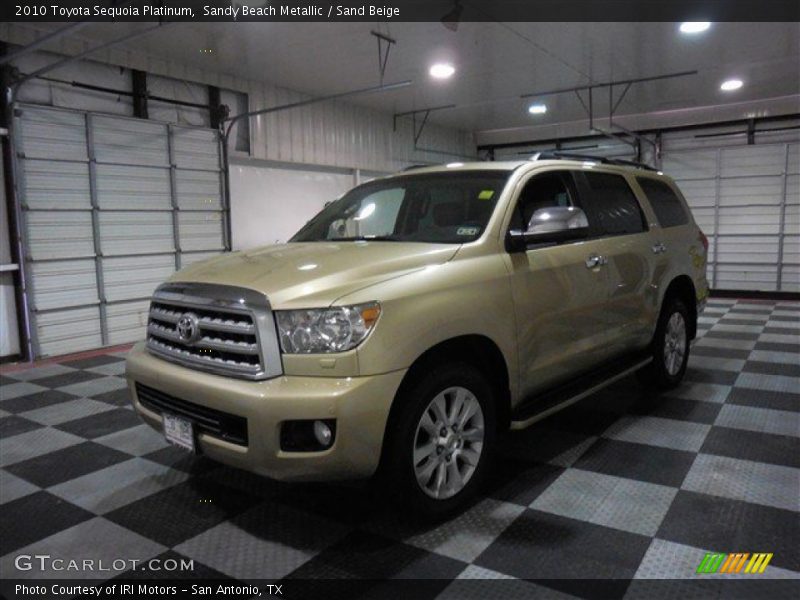 Sandy Beach Metallic / Sand Beige 2010 Toyota Sequoia Platinum