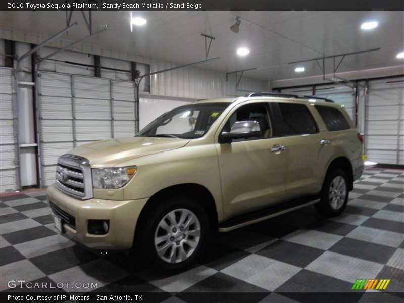 Sandy Beach Metallic / Sand Beige 2010 Toyota Sequoia Platinum