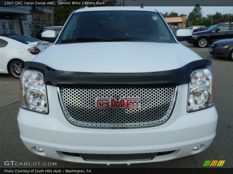Summit White / Ebony Black 2007 GMC Yukon Denali AWD