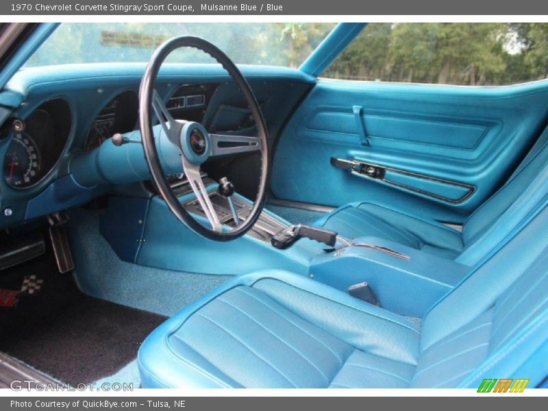 Blue Interior - 1970 Corvette Stingray Sport Coupe 