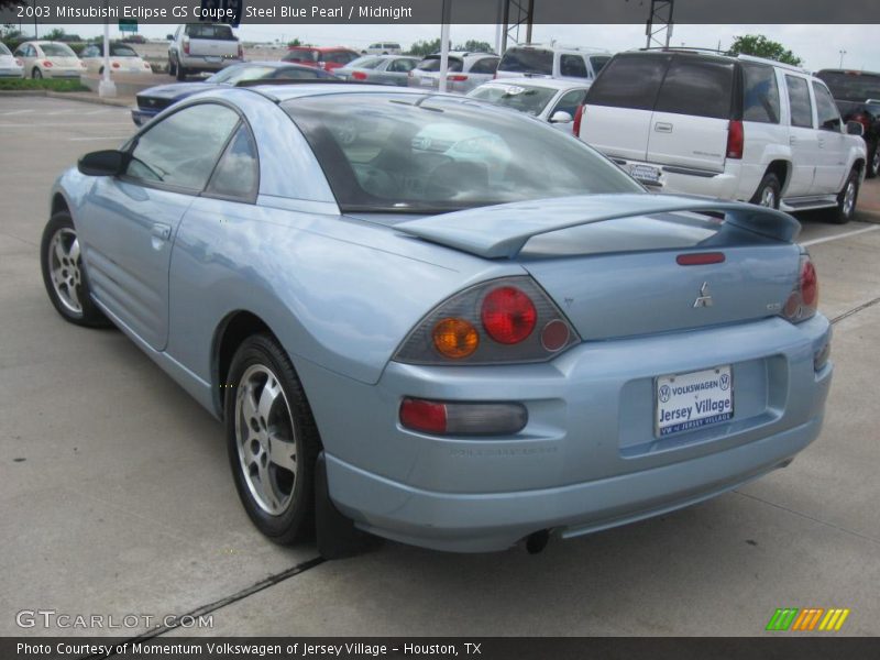 Steel Blue Pearl / Midnight 2003 Mitsubishi Eclipse GS Coupe