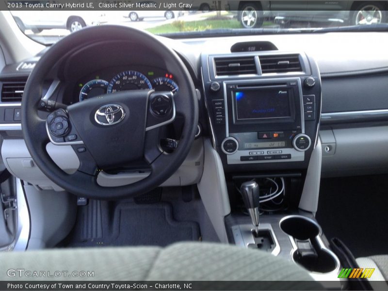 Classic Silver Metallic / Light Gray 2013 Toyota Camry Hybrid LE