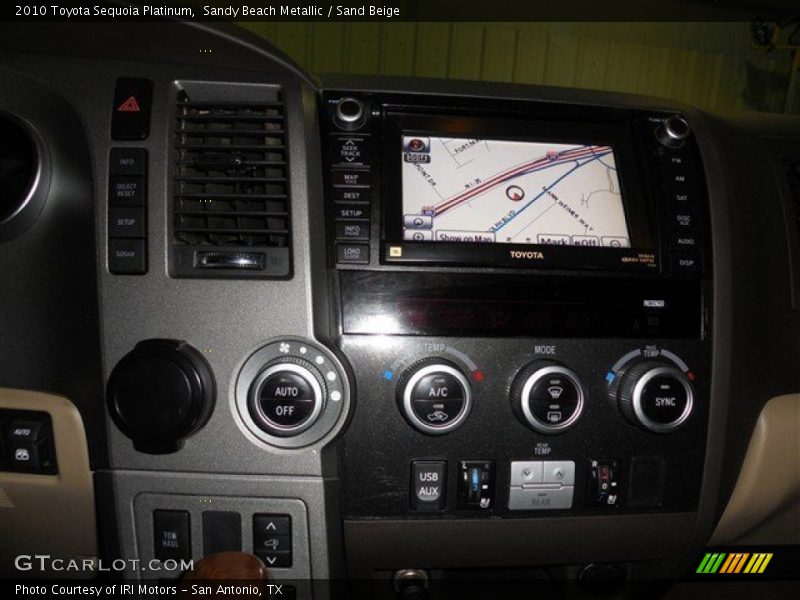 Sandy Beach Metallic / Sand Beige 2010 Toyota Sequoia Platinum