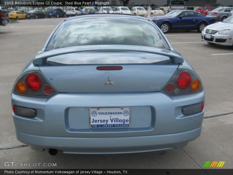 Steel Blue Pearl / Midnight 2003 Mitsubishi Eclipse GS Coupe