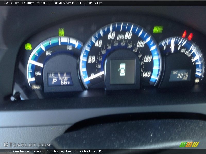 Classic Silver Metallic / Light Gray 2013 Toyota Camry Hybrid LE