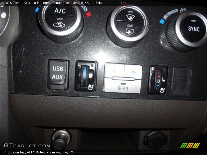 Sandy Beach Metallic / Sand Beige 2010 Toyota Sequoia Platinum