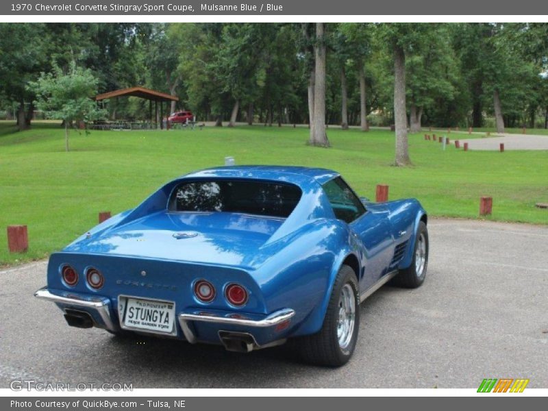 Mulsanne Blue / Blue 1970 Chevrolet Corvette Stingray Sport Coupe
