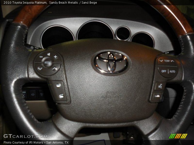 Sandy Beach Metallic / Sand Beige 2010 Toyota Sequoia Platinum