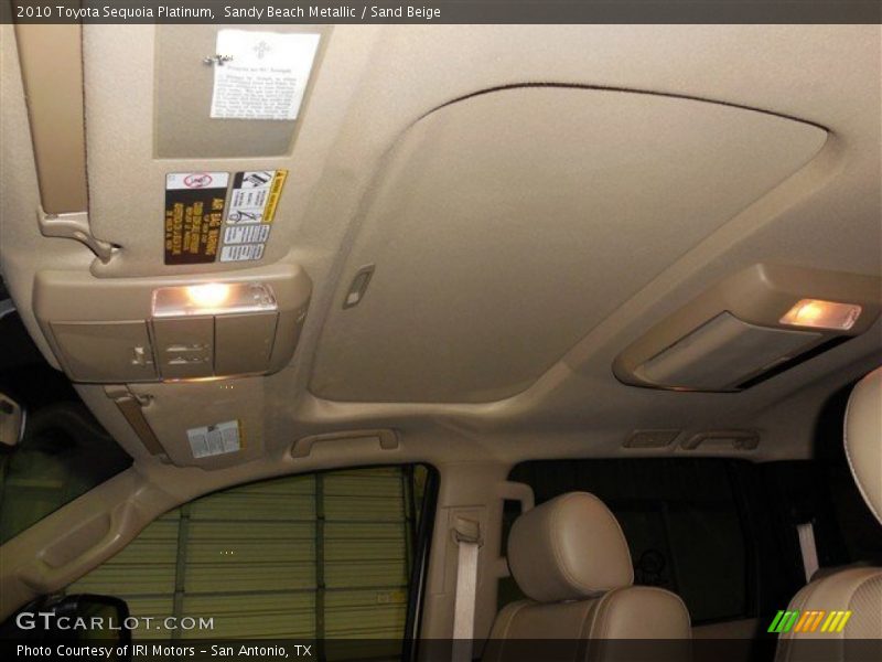 Sandy Beach Metallic / Sand Beige 2010 Toyota Sequoia Platinum