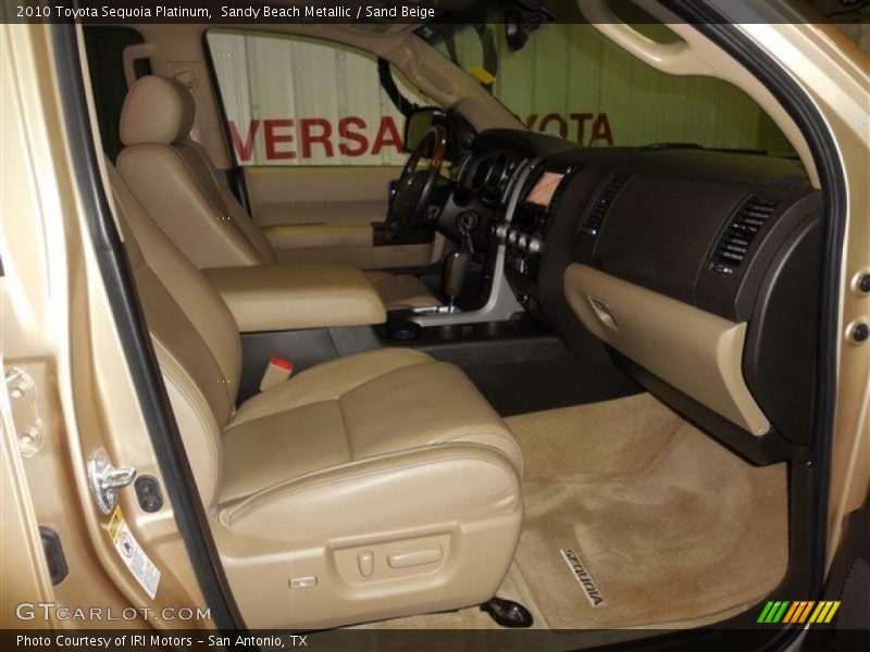 Sandy Beach Metallic / Sand Beige 2010 Toyota Sequoia Platinum