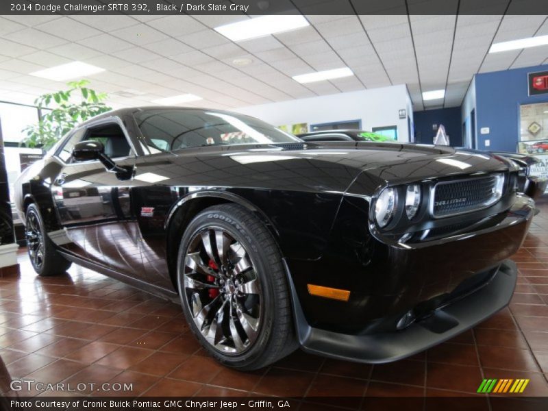 Black / Dark Slate Gray 2014 Dodge Challenger SRT8 392