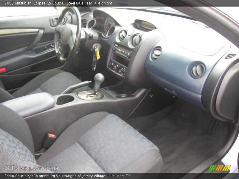 Steel Blue Pearl / Midnight 2003 Mitsubishi Eclipse GS Coupe