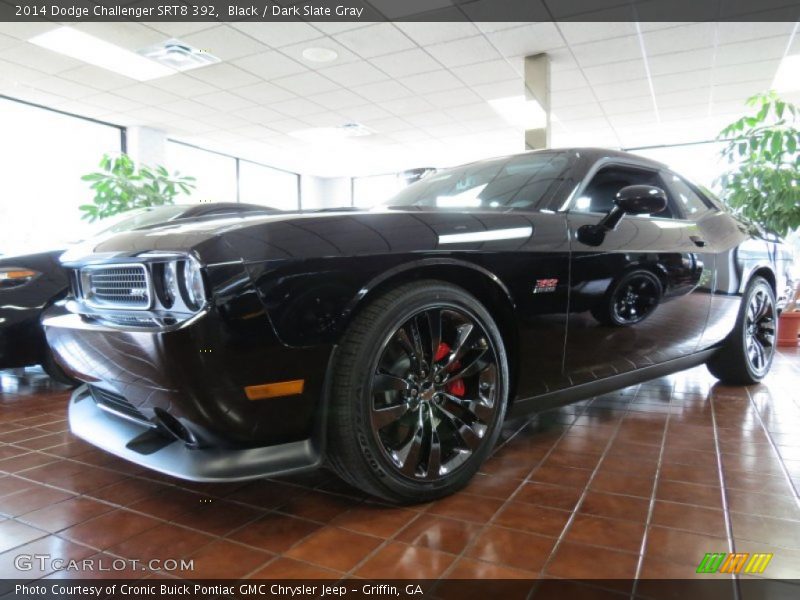 Black / Dark Slate Gray 2014 Dodge Challenger SRT8 392