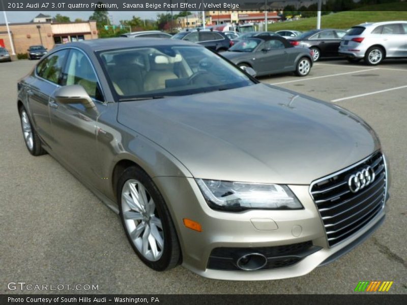 Front 3/4 View of 2012 A7 3.0T quattro Premium
