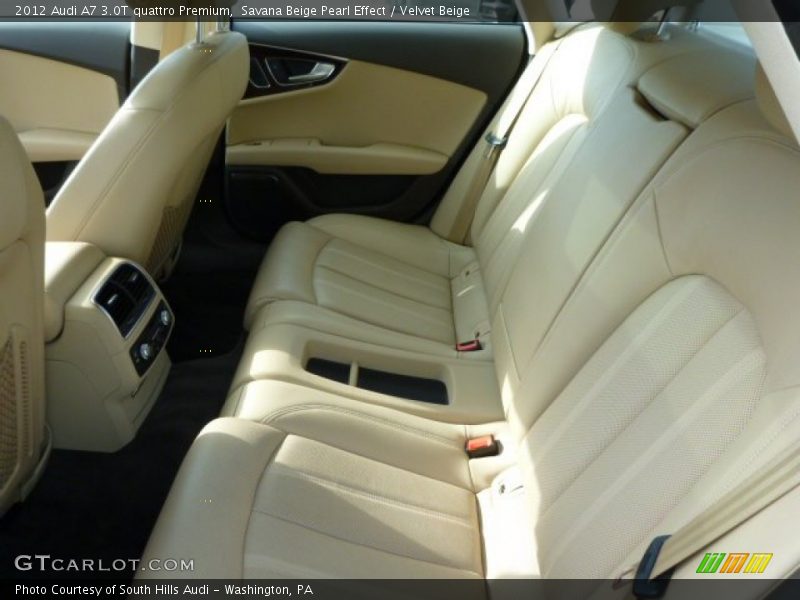 Savana Beige Pearl Effect / Velvet Beige 2012 Audi A7 3.0T quattro Premium