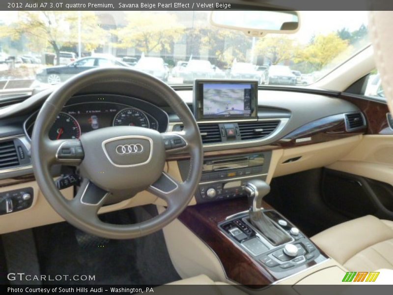  2012 A7 3.0T quattro Premium Velvet Beige Interior