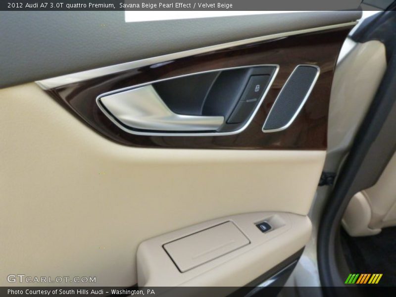Savana Beige Pearl Effect / Velvet Beige 2012 Audi A7 3.0T quattro Premium