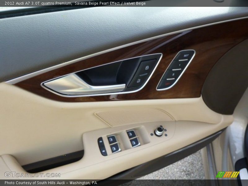 Door Panel of 2012 A7 3.0T quattro Premium