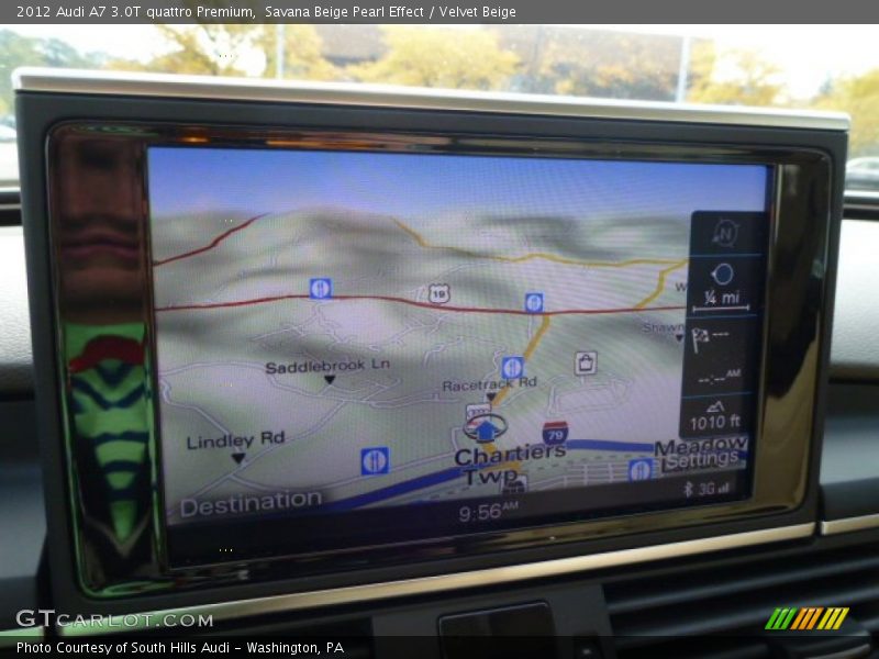 Savana Beige Pearl Effect / Velvet Beige 2012 Audi A7 3.0T quattro Premium